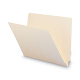 Smead™ Heavyweight Manila End Tab Folders, 9.5" High Front, Straight 1-Ply Tabs, Letter Size, 0.75" Expansion, Manila, 100/Box (SMD24100) Box of 100