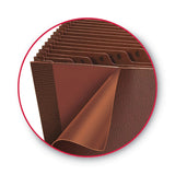 Smead™ TUFF Expanding Wallet, 31 Sections, Elastic Cord Closure, 1/15-Cut Tabs, Letter Size, Redrope (SMD70367) Each