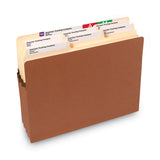 Smead™ Recycled Top Tab File Pockets, 3.5" Expansion, Letter Size, Redrope, 25/Box (SMD73205) Box of 25
