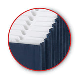 Smead™ Stadium File, 12 Sections, 1/12-Cut Tabs, Letter Size, Navy (SMD70211) Each