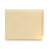 Smead™ Heavyweight Manila End Tab Pocket Folders, Interior Front Panel Pocket, Straight Tabs, Letter Size, 11-pt Manila, 50/Box (SMD24115) Box of 50