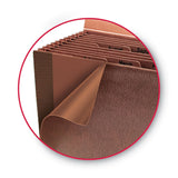Smead™ TUFF Expanding Wallet, 12 Sections, Elastic Cord Closure, 1/12-Cut Tabs, Legal Size, Redrope (SMD70390) Each