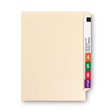 Smead™ 100% Recycled Manila End Tab Folders, Straight Tabs, Letter Size, 0.75" Expansion, Manila, 100/Box (SMD24160) Box of 100