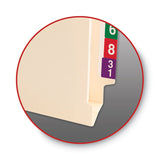 Smead™ End Tab Jackets with Reinforced Tabs, Straight Tab, Letter Size, 14-pt Manila, 50/Box (SMD75740) Pack of 50