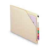 Smead™ End Tab Jackets with Reinforced Tabs, Straight Tab, Letter Size, 11-pt Manila, 100/Box (SMD75700) Pack of 100