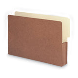 Smead™ Redrope Drop-Front End Tab File Pockets, 3.5" Expansion, Legal Size, Redrope, 10/Box (SMD74624) Pack of 10