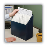Smead™ Stadium File, 12 Sections, 1/12-Cut Tabs, Letter Size, Navy (SMD70211) Each
