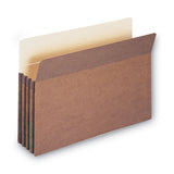 Smead™ Redrope Drop Front File Pockets, 3.5" Expansion, Legal Size, Redrope, 25/Box (SMD74224) Pack of 25