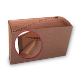 Smead™ TUFF Expanding Open-Top Stadium File, 21 Sections, 1/21-Cut Tabs, Legal Size, Redrope (SMD70430) Each