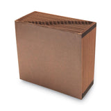 Smead™ TUFF Expanding Open-Top Stadium File, 21 Sections, 1/21-Cut Tabs, Letter Size, Redrope (SMD70425) Each