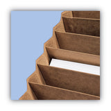 Smead™ Indexed Expanding Kraft Files, 21 Sections, Elastic Cord Closure, 1/21-Cut Tabs, Letter Size, Kraft (SMD70121) Each