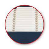 Smead™ Stadium File, 12 Sections, 1/12-Cut Tabs, Letter Size, Navy (SMD70211) Each