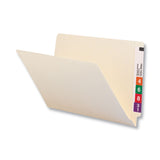 Smead™ Heavyweight Manila End Tab Folders, 9.5" High Front, Reinforced Straight Tabs, Legal Size, 0.75" Expansion, Manila, 100/Box (SMD27110) Each