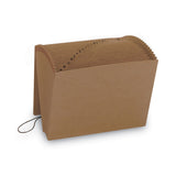 Smead™ Indexed Expanding Kraft Files, 21 Sections, Elastic Cord Closure, 1/21-Cut Tabs, Letter Size, Kraft (SMD70121) Each