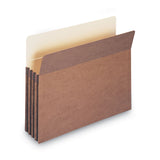 Smead™ Redrope Drop Front File Pockets, 3.5" Expansion, Letter Size, Redrope, 25/Box (SMD73224) Pack of 25