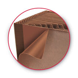 Smead™ TUFF Expanding Open-Top Stadium File, 21 Sections, 1/21-Cut Tabs, Legal Size, Redrope (SMD70430) Each