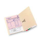 Smead™ 100% Recycled Manila End Tab Folders, Straight Tabs, Letter Size, 0.75" Expansion, Manila, 100/Box (SMD24160) Box of 100