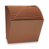 Smead™ TUFF Expanding Open-Top Stadium File, 21 Sections, 1/21-Cut Tabs, Letter Size, Redrope (SMD70425) Each