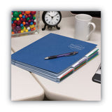 Smead™ 10-Pocket Project Organizer with Indexed Tabs (1-10), 10 Sections, Unpunched, 1/3-Cut Tabs, Letter Size, Lake Blue/Navy Blue (SMD89200) Each