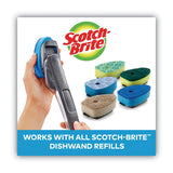 Scotch-Brite™ Advanced Soap Control Non-Scratch Dishwand, 4 x 11.25, Blue (MMM451U4)