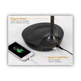 Bostitch® Konnect Gooseneck Desk Lamp, Black (BOSKTVLED1502BL) Each