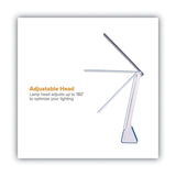 Bostitch® Konnect Rechargeable Folding LED Desk Lamp, 2.52w x 2.13d x 11.02h, Gray/Blue (BOSKTVLED1810BL) Each