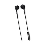 Maxell® EB125 Earbud with MIC, 6 ft Cord, Black (MAX199930) Each