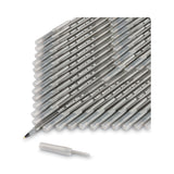 BIC® Round Stic Xtra Life Ballpoint Pen, Stick, Medium 1 mm, Black Ink, Translucent Black Barrel, Dozen (BICGSM11BK) 1 Dozen