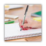 BIC® Ecolutions Round Stic Ballpoint Pen Value Pack, Stick, Medium 1 mm, Black Ink, Clear Barrel, 50/Pack (BICGSME509BK) Box of 50