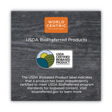 World Centric® TPLA Compostable Cutlery, Knife, 6.7", White, 750/Carton (WORKNPSI) Case of 750