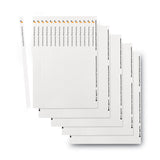 Avery® Binder Spine Inserts, 0.5" Spine Width, 16 Inserts/Sheet, 5 Sheets/Pack (AVE89101) 1 Case of 5