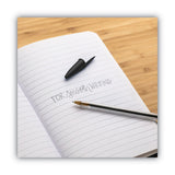 BIC® Cristal Xtra Smooth Ballpoint Pen, Stick, Medium 1 mm, Black Ink, Clear Barrel, Dozen (BICMS11BK) 1 Dozen