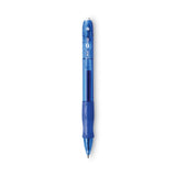 BIC® Gel-ocity Gel Pen, Retractable, Medium 0.7 mm, Blue Ink, Translucent Blue Barrel, Dozen (BICRLC11BE) Box of 12