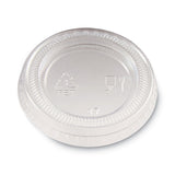 Dixie® Plastic Portion Cup Lid, Fits 1 oz Portion Cups, Clear, 4,800/Carton (DXEPL10CLEAR) Case of 4800