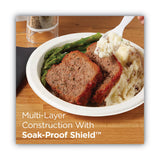 Dixie® Pathways Soak-Proof Shield Mediumweight Paper Plates, WiseSize, 6.88" dia, Green/Burgundy, 500/Carton (DXEUX7WS) Case of 500