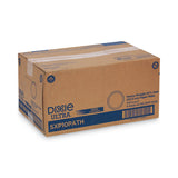 Dixie® Pathways Soak Proof Shield Heavyweight Paper Plates, WiseSize, 10.13" dia, Green/Burgundy, 500/Carton (DXESXP10PATH) Case of 500