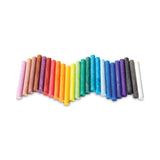 Crayola® Colored Drawing Chalk, 3.19" x 0.38" Diameter, Six Each of 24 Assorted Colors, 144 Sticks/Set (CYO510400) Set of 144
