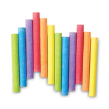 Crayola® Chalk, 3" x 0.38" Diameter, 6 Assorted Colors, 12 Sticks/Box (CYO510816) Box of 12