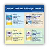 Clorox® Disinfecting Wipes, 1-Ply, 7 x 8, Fresh Scent/Citrus Blend, White, 75/Canister, 3 Canisters/Pack (CLO30208PK) Each