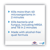 Clorox Healthcare® VersaSure Cleaner Disinfectant Wipes, 1-Ply, 6.75 x 8, Fragranced, White, 150/Canister, 6 Canisters/Carton (CLO31758) Case of 6