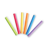 Crayola® Chalk, 3" x 0.38" Diameter, 6 Assorted Colors, 12 Sticks/Box (CYO510816) Box of 12