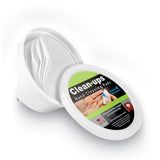 LEE Clean-Ups Hand Cleaning Pads, Cloth, 1-Ply, 3" dia, Mild Floral Scent, 60/Tub (LEE10145) Each