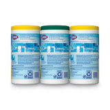 Clorox® Disinfecting Wipes, 1-Ply, 7 x 8, Fresh Scent/Citrus Blend, White, 75/Canister, 3 Canisters/Pack (CLO30208PK) Each