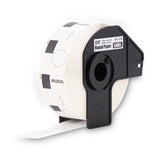 Brother Die-Cut Round Paper Labels, 0.94" dia, White, 1,000 Labels/Roll (BRTDK1218) Roll of 1000
