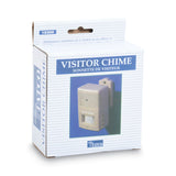 Tatco Visitor Arrival/Departure Chime, Battery Operated, 2.75 x 2 x 4.25, Gray (TCO15300) Each