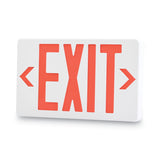 Tatco LED Exit Sign, Polycarbonate, 12.25 x 2.5 x 8.75, White (TCO07230) Each