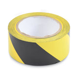 Tatco Hazard Marking Aisle Tape, 2" x 108 ft, Black/Yellow (TCO14711) Each
