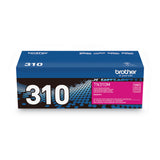 Brother TN310M Toner, 1,500 Page-Yield, Magenta (BRTTN310M) Each