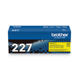 Brother TN227Y High-Yield Toner, 2,300 Page-Yield, Yellow (BRTTN227Y) Each