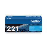 Brother TN221C Toner, 1,400 Page-Yield, Cyan (BRTTN221C) Each